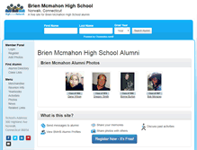 Tablet Screenshot of brienmcmahonhighschool.net